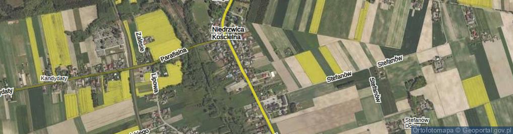 Zdjęcie satelitarne Różana ul.